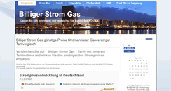 Desktop Screenshot of billiger-stromgas.de