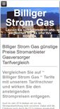 Mobile Screenshot of billiger-stromgas.de