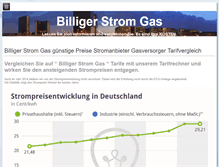 Tablet Screenshot of billiger-stromgas.de